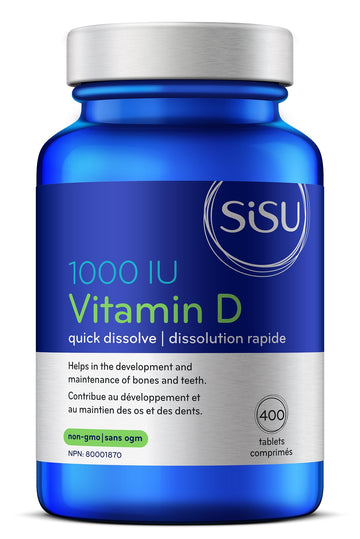 Sisu Vitamin D 1000IU 400 tablets