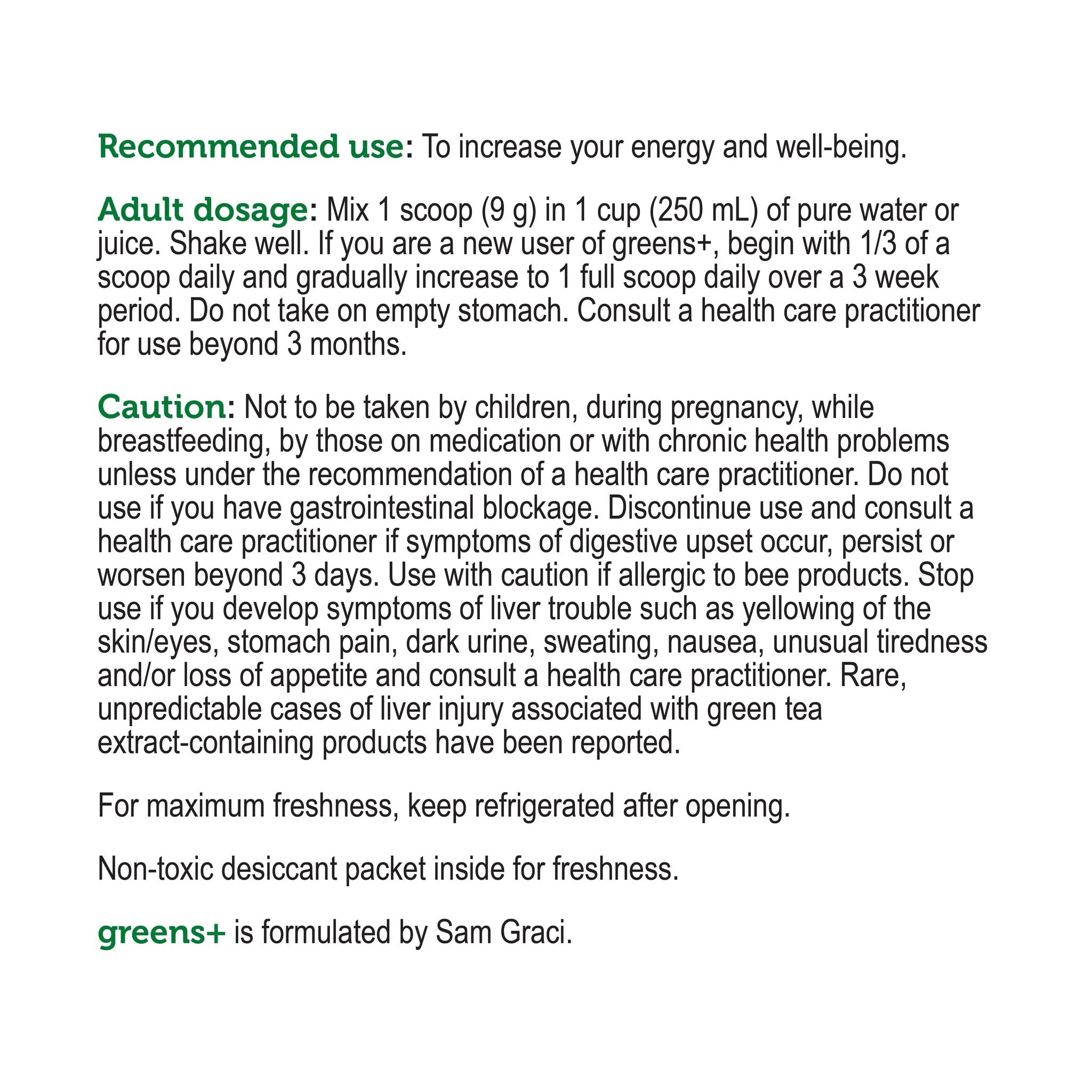 Genuine Health greens+ | mixed berry 450g Powder – Natural Focus