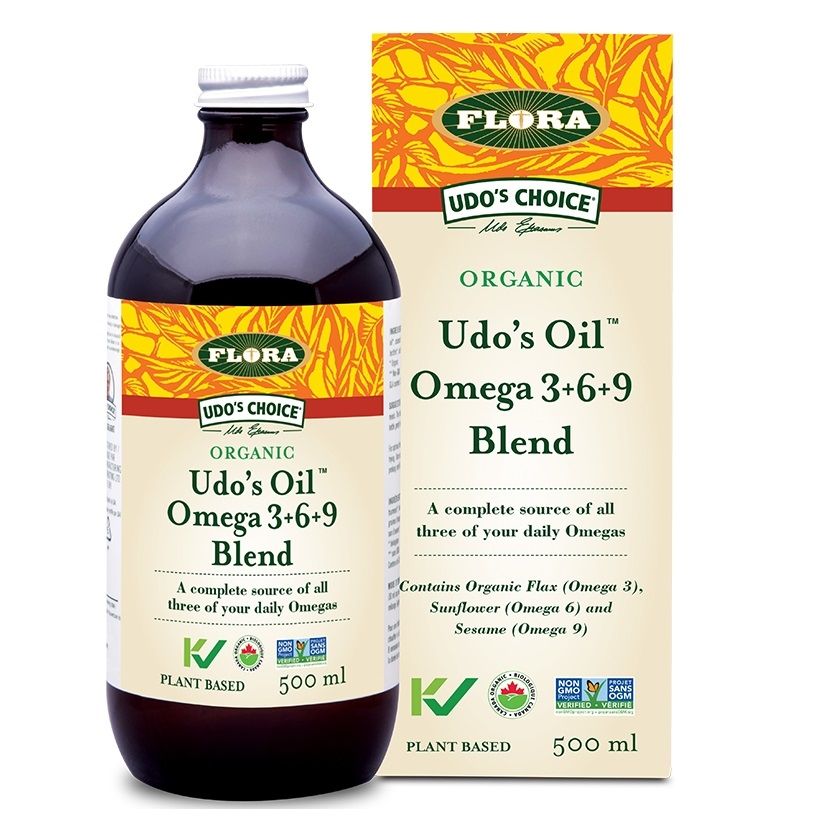Flora Udo’s Oil Omega 3•6•9 Blend Liquid 500ml
