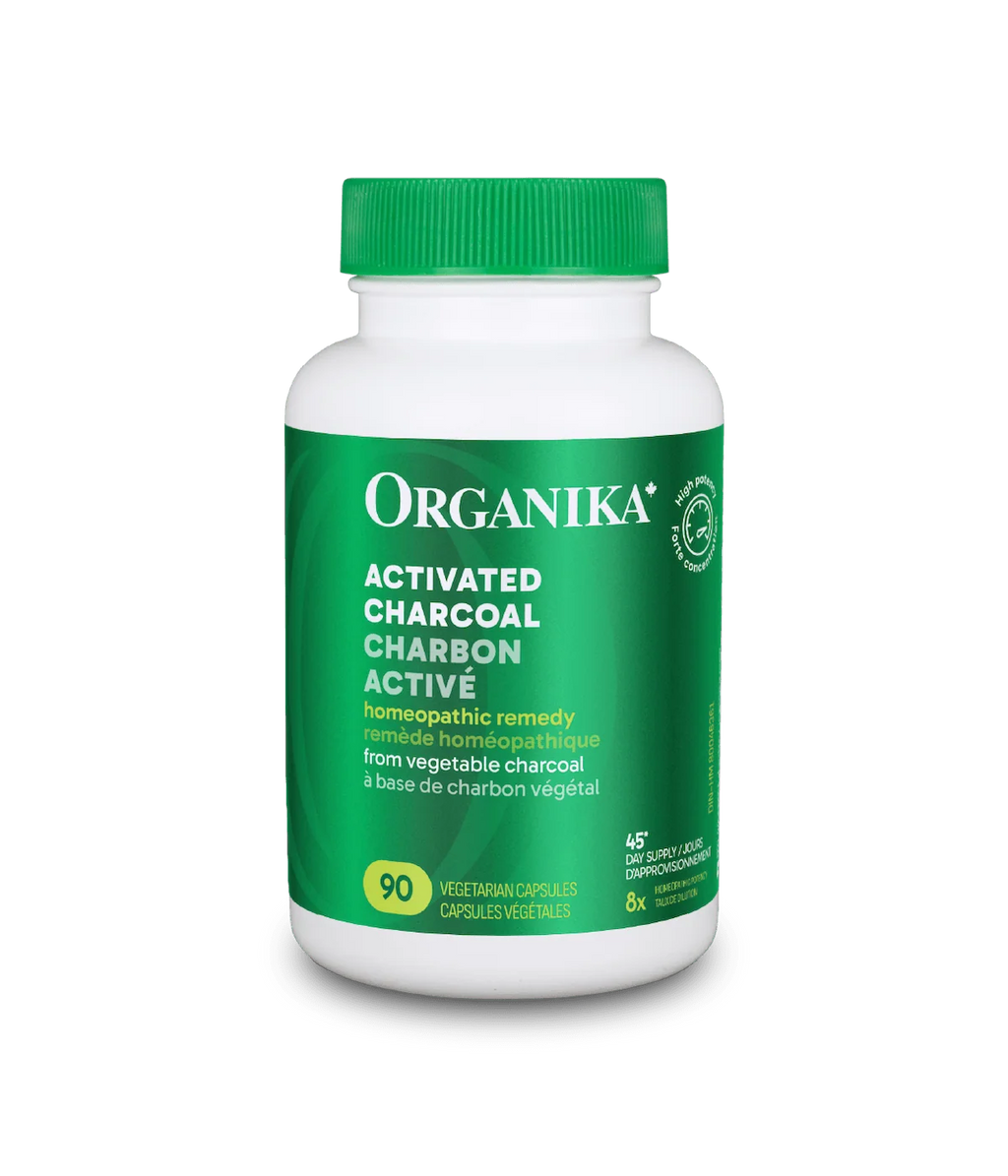 Organika Activated Charcoal 90 Veg. Capsules