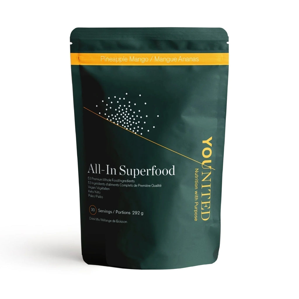 Younited All-In Superfood 292g Powder Pineapple Mango
