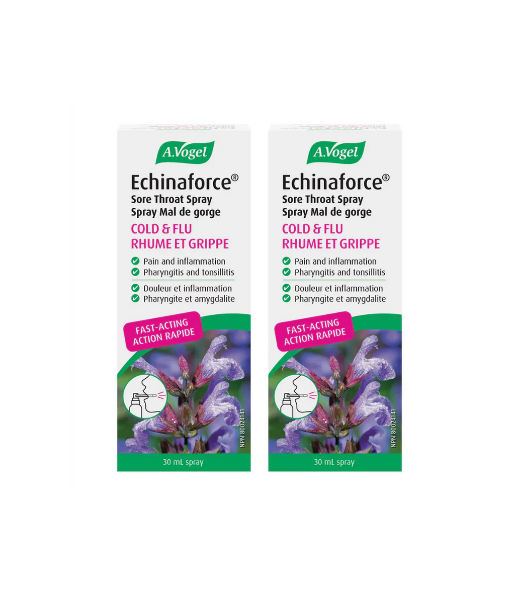 A.Vogel Echinaforce Sore Throat 30ml + 30ml Spray Duo Pack