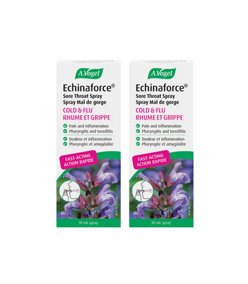 A.Vogel Echinaforce Sore Throat 30ml + 30ml Spray Duo Pack