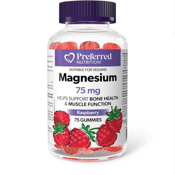 Preferred Nutrition Magnesium 75mg 75 Gummies