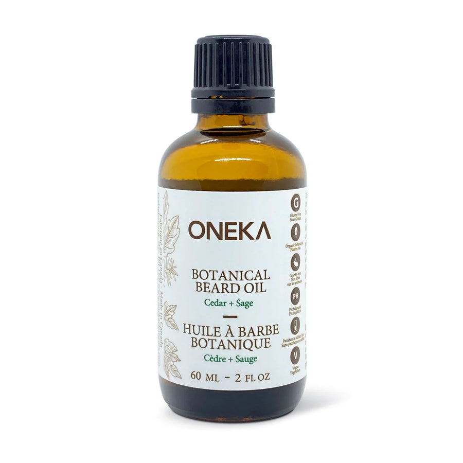 Oneka Botanical Beard Oil Cedar & Sage 60ml