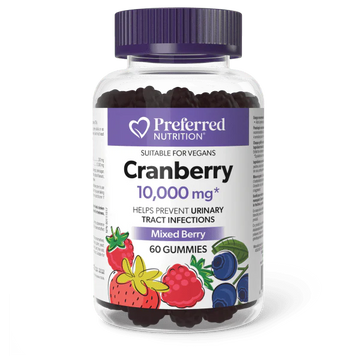 Preferred Nutrition Cranberry 60 Gummies