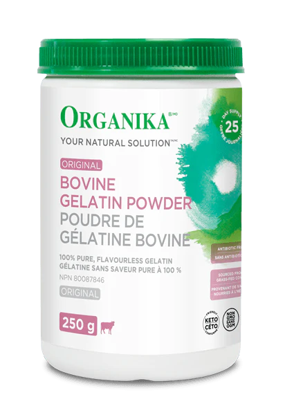Organika Bovine Gelatin 250g Powder