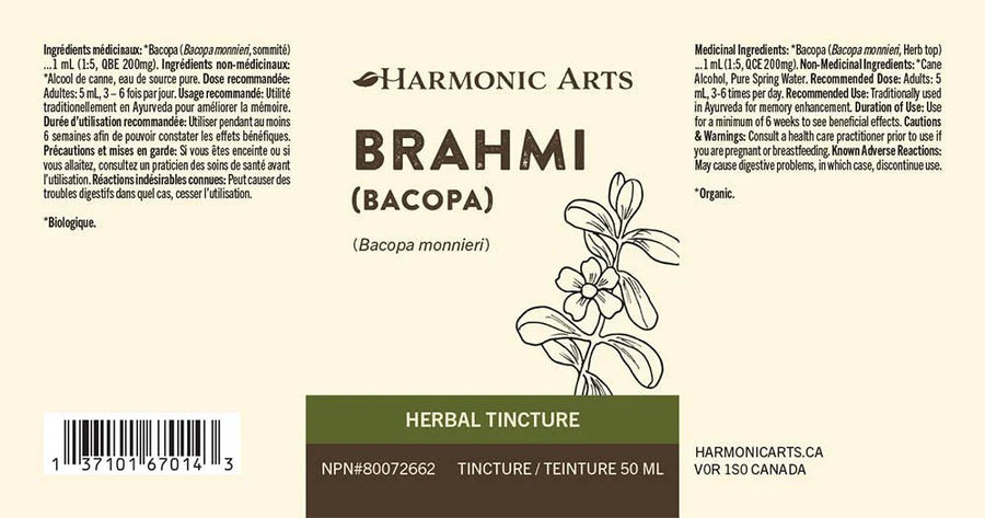 Harmonic Arts Brahmi/Bocapa 100ml Tincture