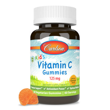 Carlson Kid's Vitamin C Natural Orange Flavour 60 Gummies