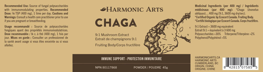 Harmonic Arts Chaga Concentrated 100g Powder
