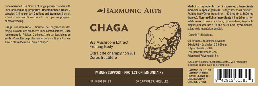 Harmonic Arts Chaga 60 Capsules