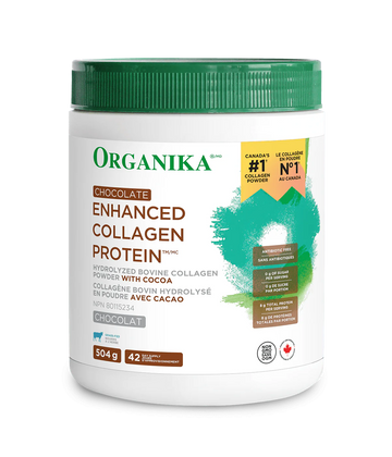 Organika Chocolate Enhanced Collagen 504g Powder