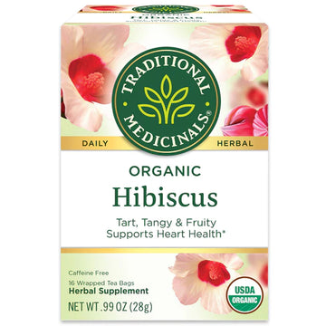 Traditional Medicinals Organic Hibiscus Tea 16 Bags