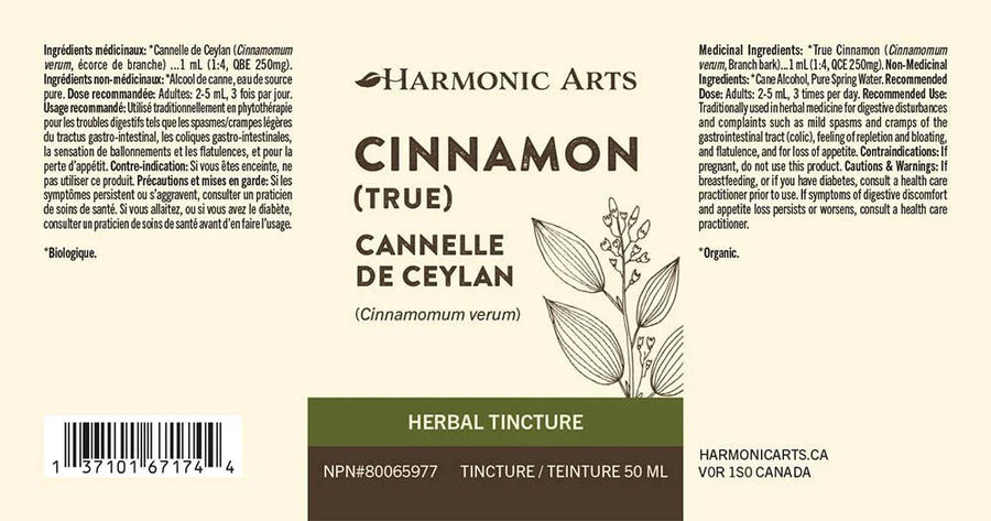 Harmonic Arts Cinnamon (True) 100ml Tincture