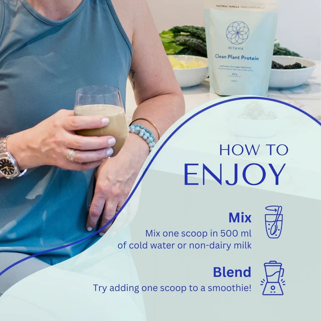 Niyama Clean Plant Protein 391g Powder Natural Vanilla