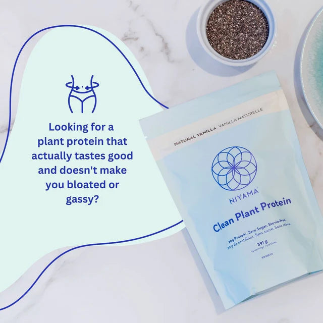 Niyama Clean Plant Protein 391g Powder Natural Vanilla