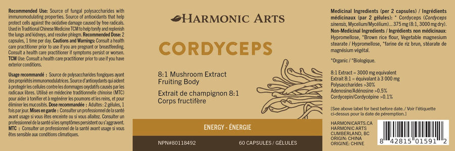 Harmonic Arts Cordyceps 60 Capsules