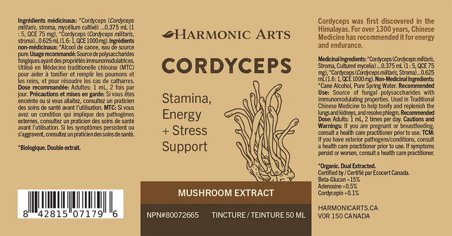 Harmonic Arts Cordyceps 50ml Tincture