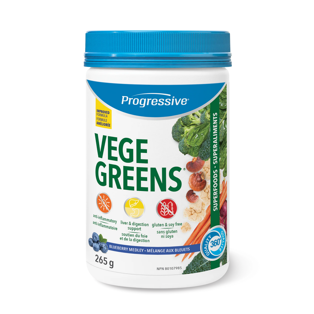 Progressive Vege Greens Blueberry Medley 265g Powder