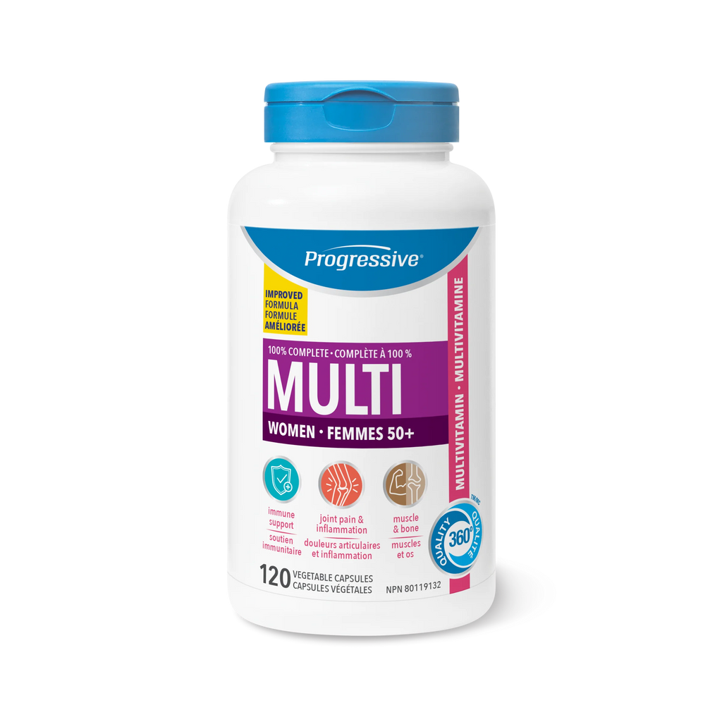Progressive MultiVitamins for Women 50+ 120 Veg. Capsules