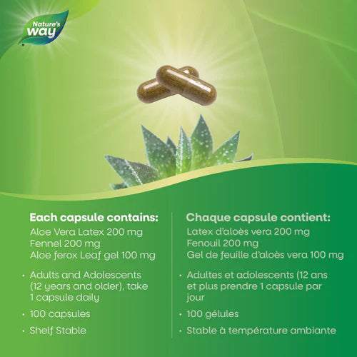 Nature's Way Aloelax 100 Capsules