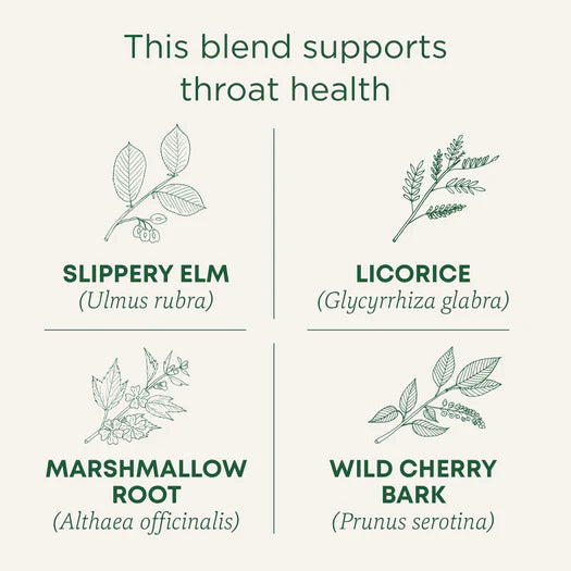 Traditional Medicinals Organic Throat Coat Original Slippery Elm Tea 16 Bags