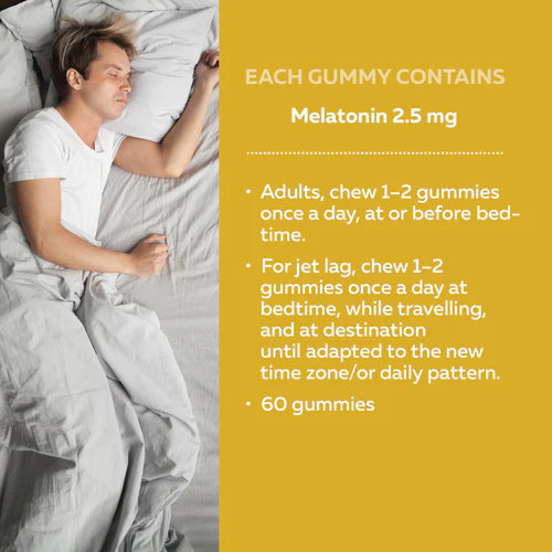 Nature's Way Melatonin 60 Gummies Strawberry Flavour