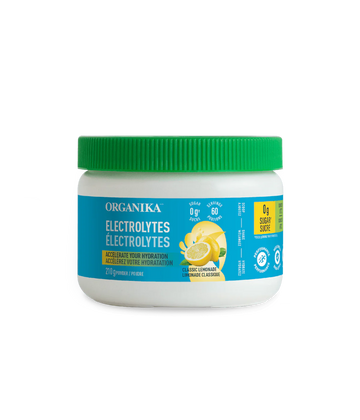 Organika Electrolytes Classic Lemonade Flavour 210g Powder