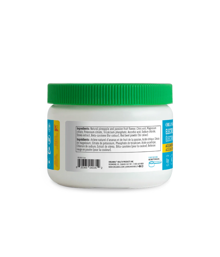 Organika Electrolytes Pineapple Passion Flavour 210g Powder