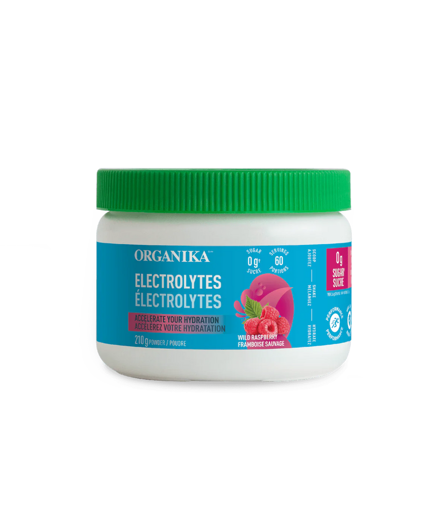 Running Electrites Powder Black Raspberry Organika Electrolytes Wild Raspberry Flavour 210g Powder – Natural Focus
