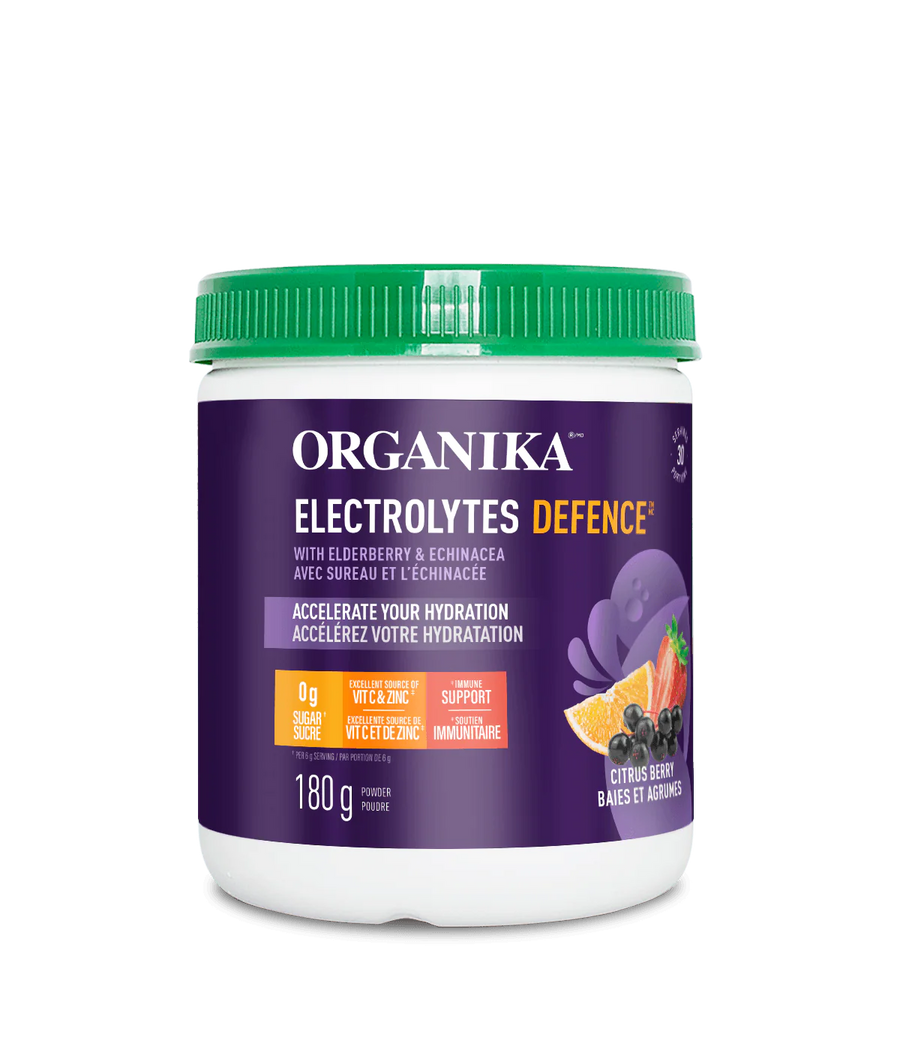 Organika Electrolytes Defence with Elderberry & Echinacea 180g Powder