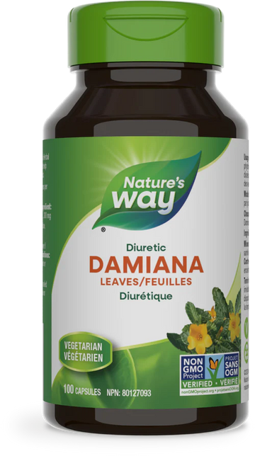 Nature's Way Damiana Leaves 100 Capsules