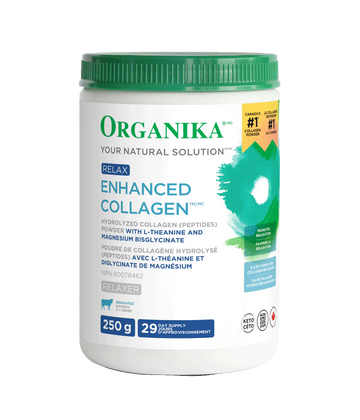 Organika Relax Enhanced Collagen 250g Powder