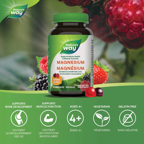Nature's Way Magnesium 60 Gummies