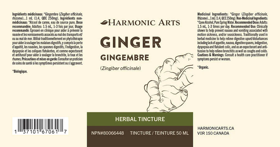 Harmonic Arts Ginger Root Tincture