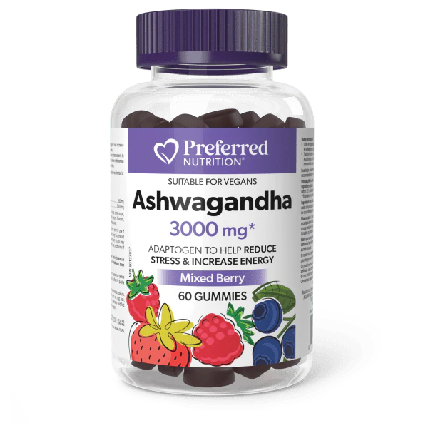 Preferred Nutrition Ashwagandha 60 Gummies