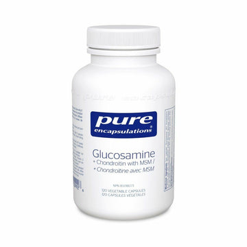 Pure Glucosamine + Chondroitin with MSM 120 Veg. Capsules
