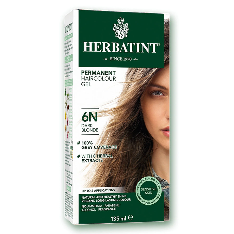 Herbatint Hair Dye 6N Dark Blonde 135ml