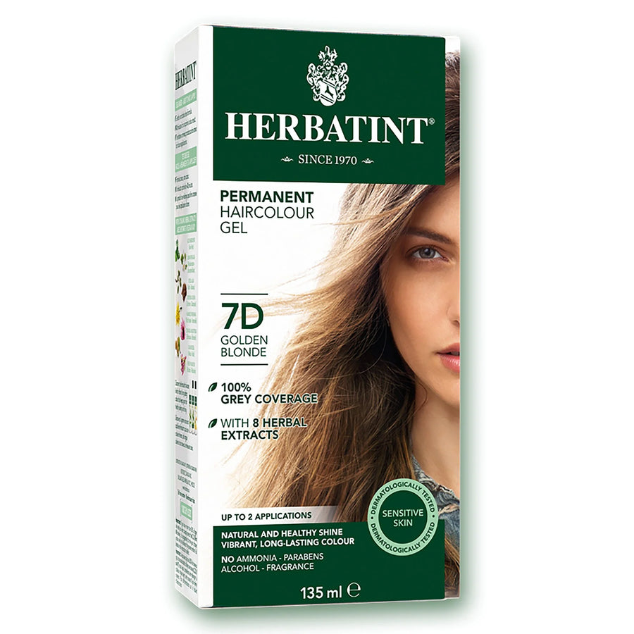 Herbatint Hair Dye 7D Golden Blonde 135ml