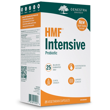 Genestra HMF Intensive Shelf/Stable 25 Veg. Capsules