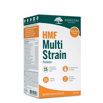 Genestra HMF Multi Strain Shelf/Stable 50 Veg. Capsules