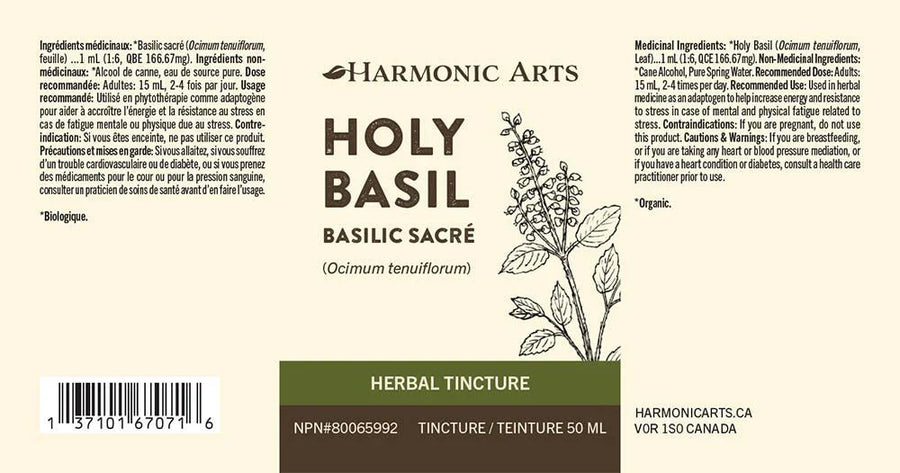 Harmonic Arts Holy Basil 100ml Tincture