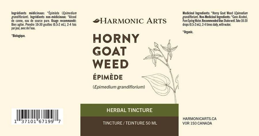 Harmonic Arts Horny Goat Weed 50ml Tincture