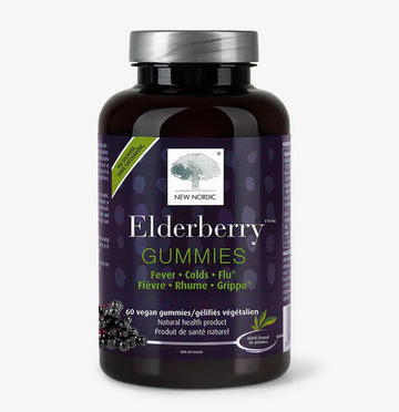 New Nordic  Elderberry 60 Vegan Gummies