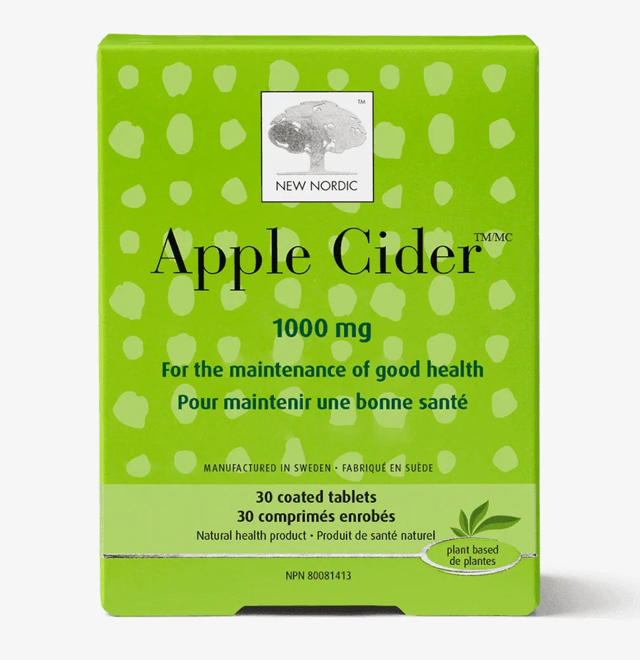 New Nordic Apple Cider 1000mg 30 Coated Tablets