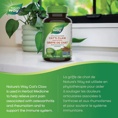Nature's Way Cat's Claw 100 Capsules
