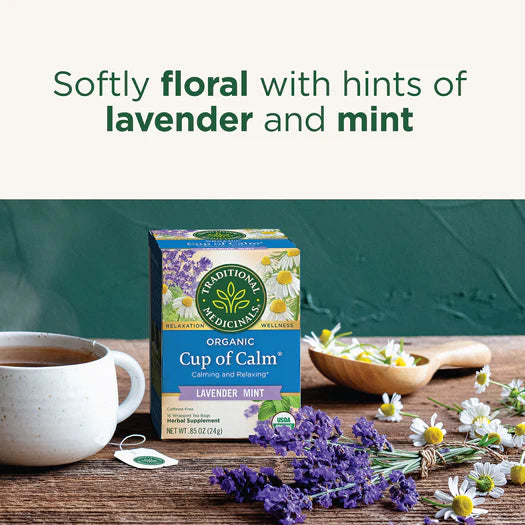 Traditional Medicinals Organic Cup of Calm Tea 16 Bags