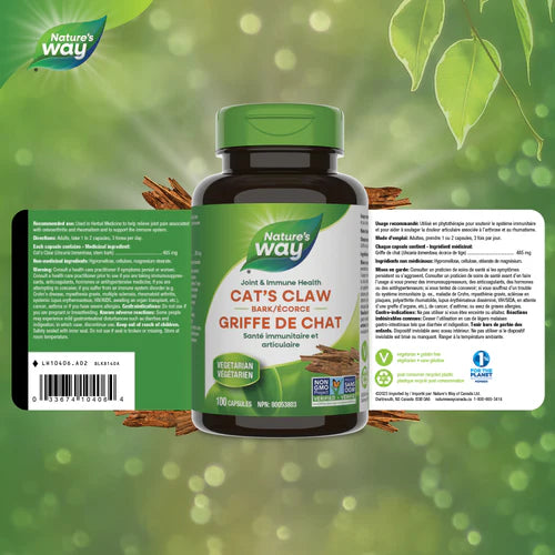 Nature's Way Cat's Claw 100 Capsules