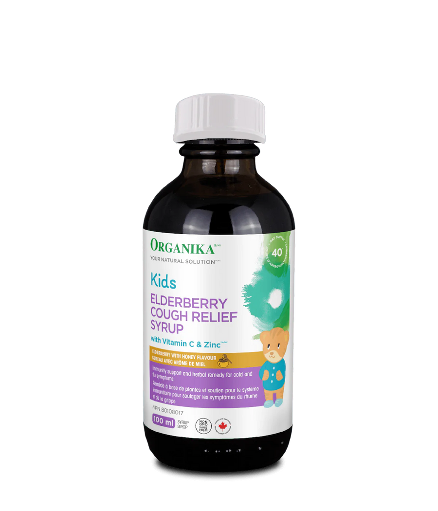 Organika Kids Elderberry Cough Relief 100ml Syrup