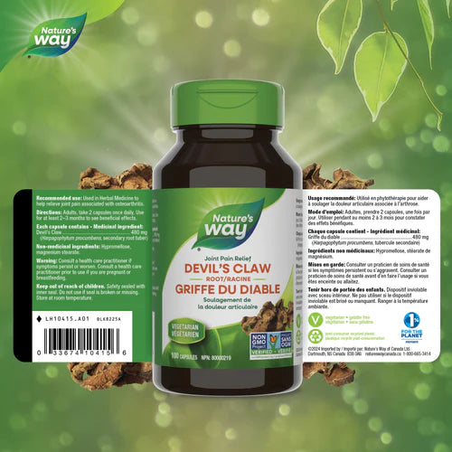 Nature's Way Devil's Claw Root 100 Capsules